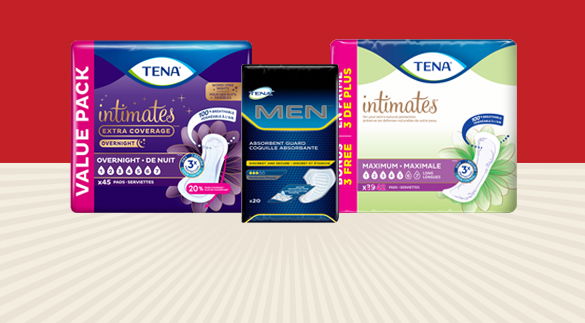With TENA®, keep control and live life to the fullest